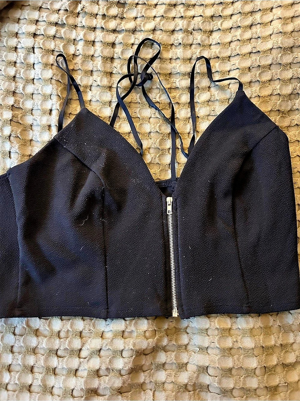 Black Cropped Camisole Like New